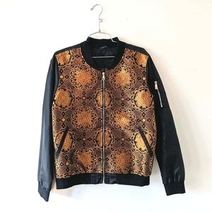 From Mongolia National Museum-unisex bomber jacket